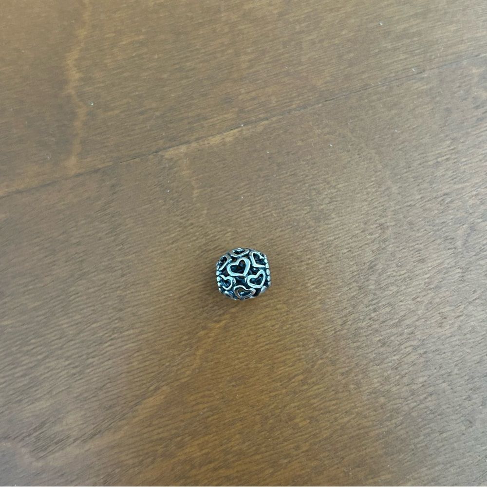 Pandora Sterling Silver Heart Openwork Charm